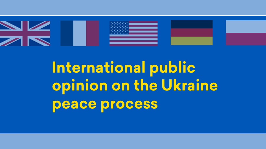 International public opinion on the Ukraine peace process