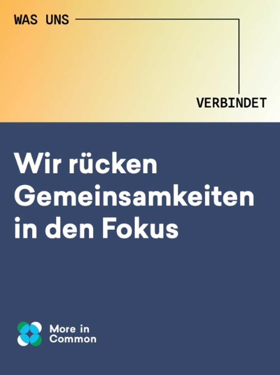 We focus on commonalities